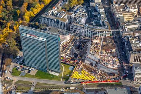 Düsseldorf von oben Stadtzentrum im Innenstadtbereich im Ortsteil