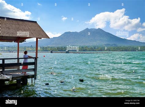 Lake Batur and Gunung Batur Volcano, Bali, Indonesia Stock Photo - Alamy