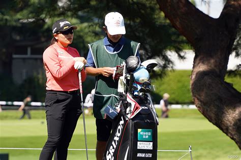 画像詳細 2022年 日本女子オープンゴルフ選手権 事前 勝みなみ 緊張のチャンピオンズディナー乗り越え勝みなみは「挑戦者」の姿勢で大会連覇