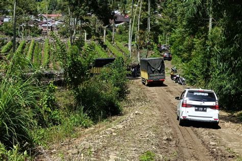 Jalan Di Tamiai Kerinci Putus Lintas Bangko Kerinci Lewat Jalan