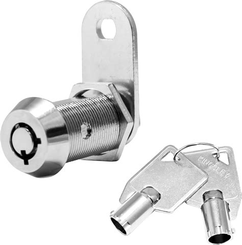 Kingsley Tubular Cam Lock With Cylinder Chrome Finish Keyed