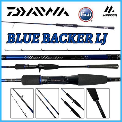 DAIWA Blue Backer LJ Light Jigging Spinning BC Rod Joran Pancing