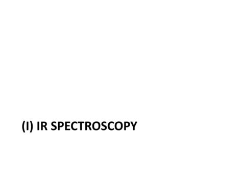 Spectroscopic Methods In Inorganic Chemistry Ppt