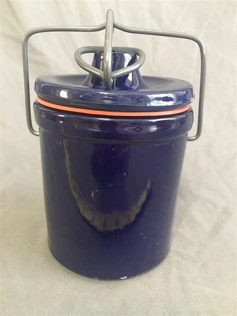 Cobalt Blue Crock