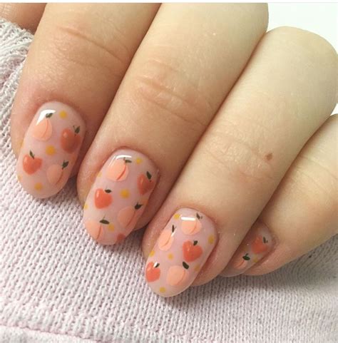 Dainty Fruit Nails Perfect For Summer The Glossychic Kawaii