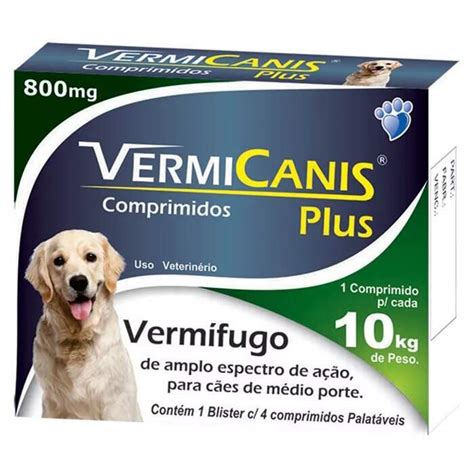 Vermífugo para cachorro Vermicanis Plus