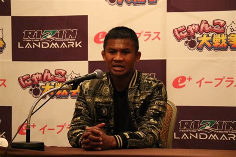 ブアカーオが7月の「k 1 World Max」決勝ラウンドのワイルドカード枠に興味【rizin】 Tokyo Headline