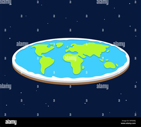 Sociedad De La Tierra Plana Im Genes Vectoriales De Stock Alamy