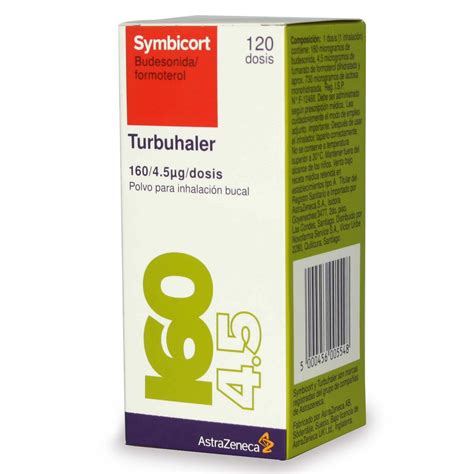 Symbicort Turbuhaler Budesonida 160 Mcg Dosis Polvo Para Inhalación