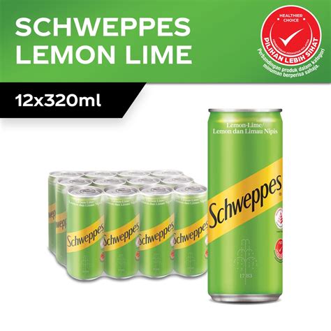 Schweppes Lemon Lime 12 X 320ml Shopee Malaysia