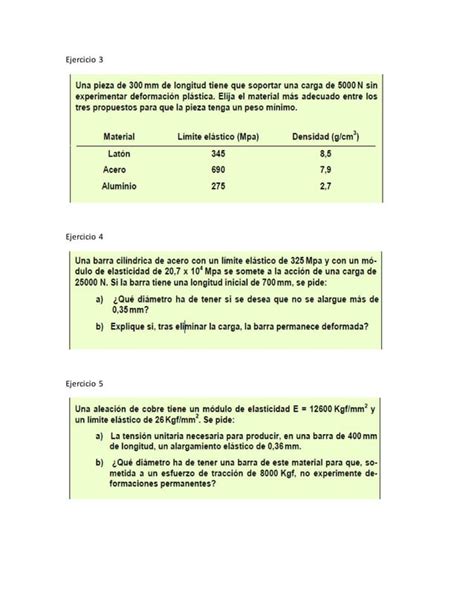 Ejercicios De Esfuerzo Y Deformaci N Pdf