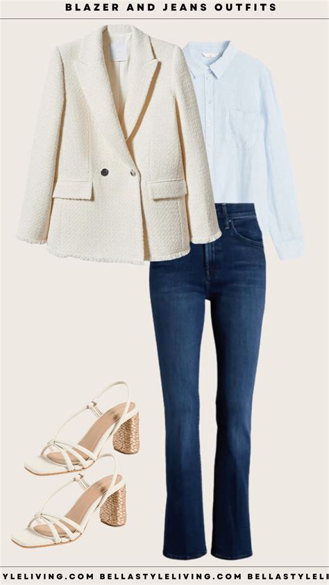 How To Wear A Blazer With Jeans Outfits To Copy Now Bsl