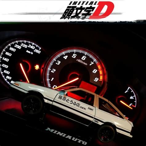 Initial D Ae86 Alloy Metal Diecast Cars Model Inital Toy Car Vehicles