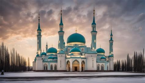 Premium AI Image | Nursultan astana kazakhstan the hazrat sultan mosque ...