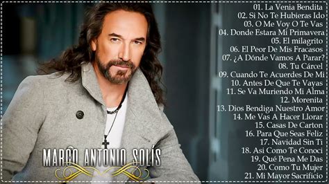 Marco Antonio Solis Sus Mejores Canciones Completas 30 Exitos Mix