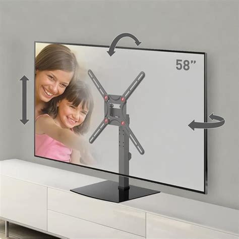 Barkan Pied TV Universel Support TV Piedestal Pour Ecrans 29 58