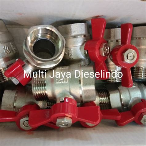 Jual Ball Valve Drat Luar X Drat Dalam Inch Stop Kran Male X