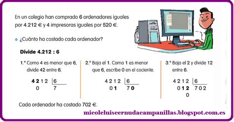 Mi Cole Luis Cernuda Campanillas DIVISIONES CON CEROS EN EL COCIENTE