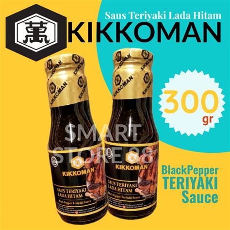 Jual Kikkoman Black Pepper Teriyaki Sauce Gr Kikkoman Saus Teriyaki