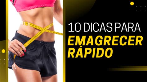 10 Dicas Para Perder Peso Rápido E Perder A Barriga Receitas Detox