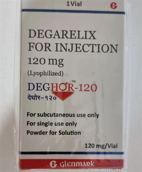 Degarelix For Injection 120 Mg Glenmark Deghor 120mg Storage 2 To 8