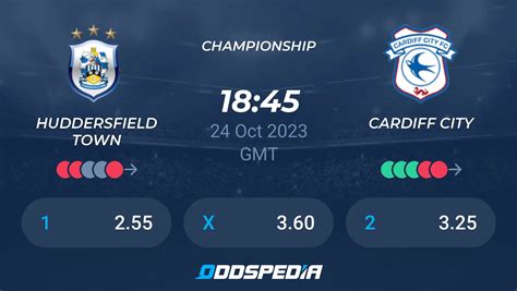 Huddersfield Town Vs Cardiff City Predictions Odds Live Score Stats