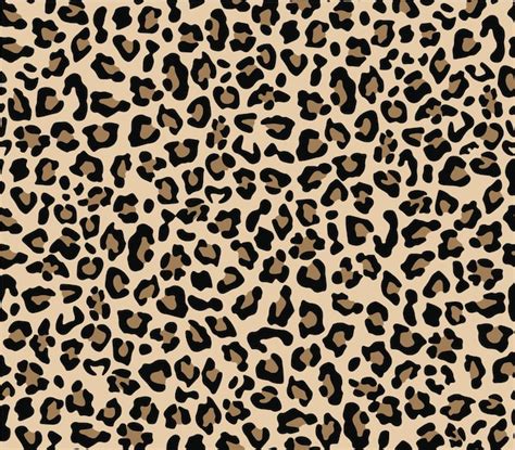 Patrón de estampado de leopardo sin costuras Vector Premium