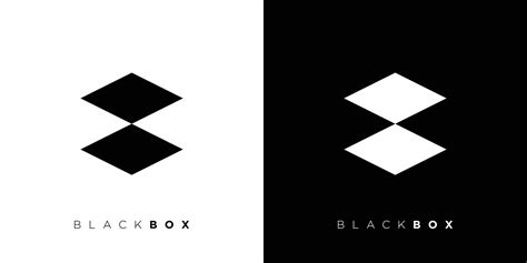 Simple and modern black box logo design 10517714 Vector Art at Vecteezy