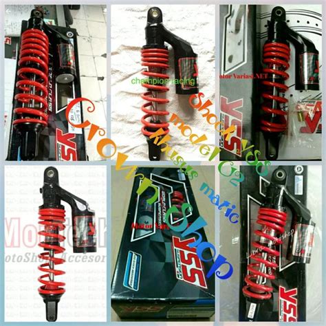 Jual Shockbreaker YSS Tabung Khusus Metik G2 Black Red Di Lapak CROWN