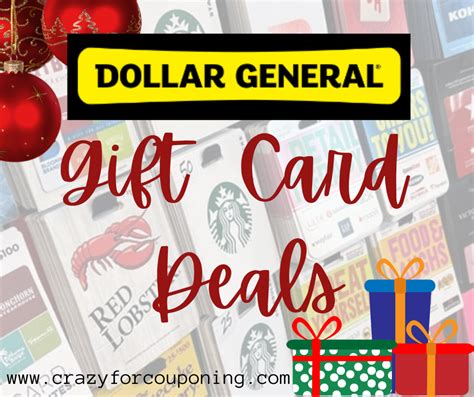 Dollar General Gift Card Deals 12/10-12/23