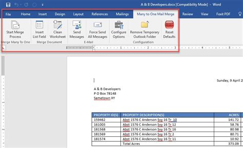 How To Do Mail Merge In A Table Word 2007 Using Excel Brokeasshome