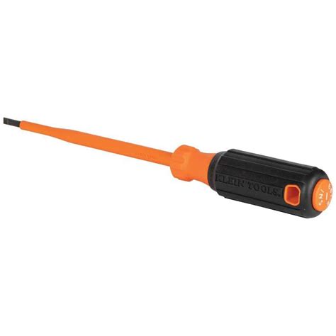 Klein Tools Insulated Screwdriver 316 In Cabinet Tip 6 In Round