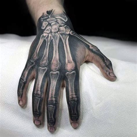 Tatuajes Con La Mano De Esqueleto Con El Significado