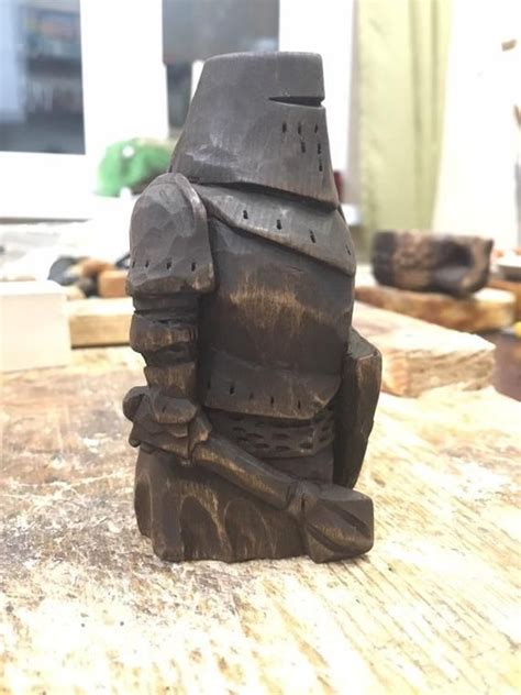 The Wooden Knight Etsy Wood Carving Designs Wood Sculpture Wood