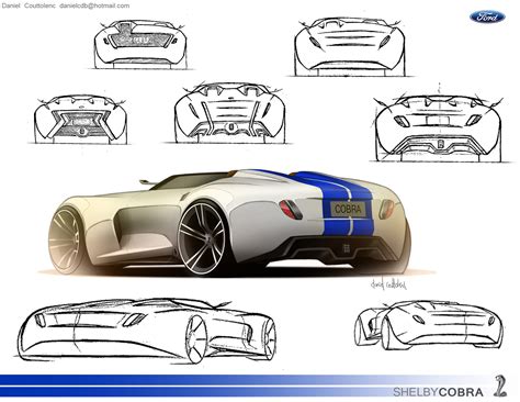 Shelby Cobra Concept study by Daniel Couttolenc - AmcarGuide.com