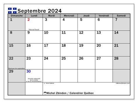 Calendrier Septembre 2024 Michel Zbinden Hatti Koralle