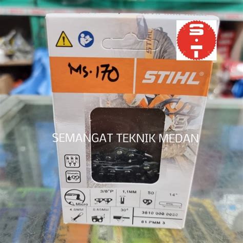 Jual 14 REFILL MATA RANTAI PISAU CHAINSAW CHAIN SAW 14 STIHL MS170