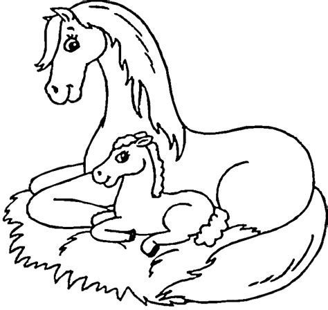 Foal Coloring Pages - Coloring Home