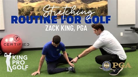 TPI Stretches For Golf Golf Fitness Instruction King Pro Golf