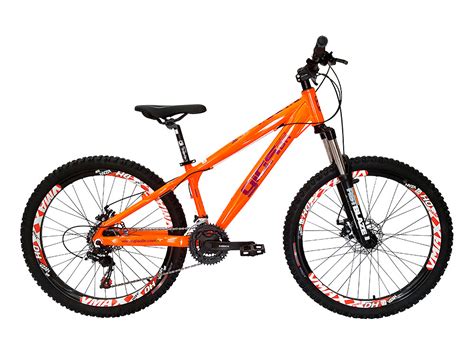 Bicicleta Gios Frx4trix Wheeling Aro 26 Laranja Neon Webcontinental🚸