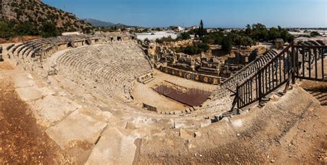 Ancient Greek Amphitheatre in Myra, Turkey Stock Photo - Image of izmir, geology: 264593952