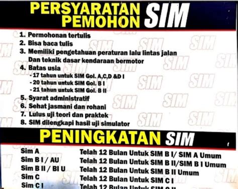 Buat SIM Baru Umur Tak Lagi 17 Tahun Ini Biaya Syarat Lengkap Dan