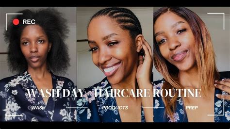 How To Wash C Natural Hair Wash Day Routine For Type Hair Youtube