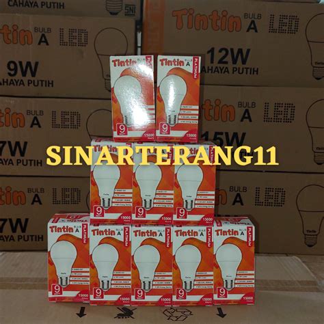 Paket Pcs Tin Tin Platinum Watt Bergaransi Tahun Lampu Led