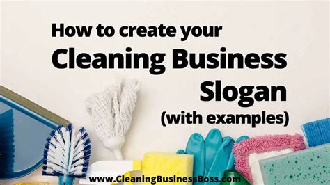 How to Create Your Cleaning Business Slogan (With Examples) - Cleaning Business Boss