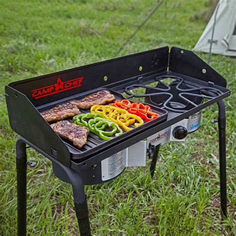 Camp Chef Explorer Burner Camp Stove With Griddle Cos