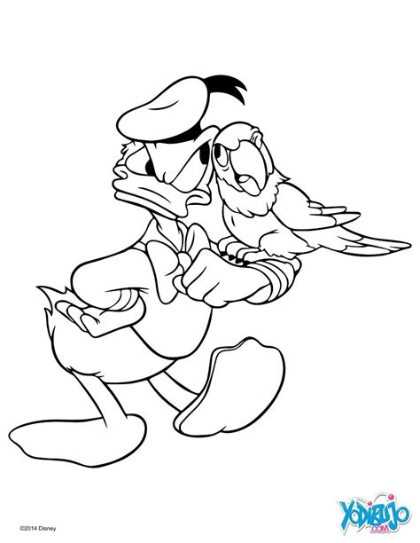 Dibujos Para Colorear Impresión Pato Donald