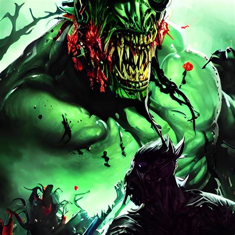 Hulk Venom Comics Horror Art by MarkDeuce on DeviantArt