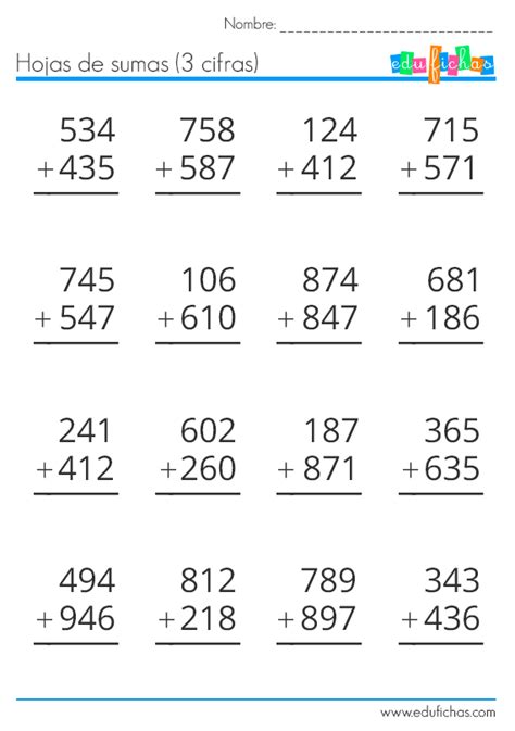 Sumas Llevando Fichas Gratis De Sumas Para Ni Os Primaria