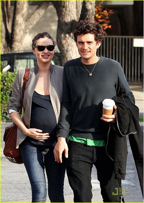 Full Sized Photo of orlando bloom miranda kerr rubs baby bump 01 ...